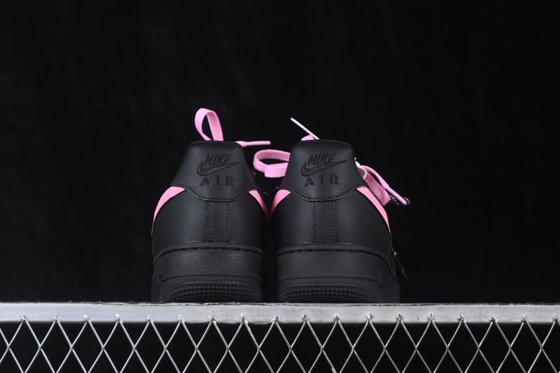 Nike Air Force 1 '07 Low Black Peach Berry Hand-Painted Graffiti Low-Top Casual Skateboard Shoes - CW2288-512