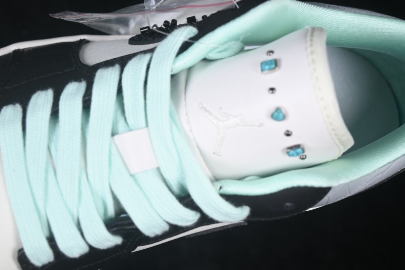 Nike Air Jordan 1 Low Method of Make Turquoise Low-Top Casual Sneakers - IX5001-101