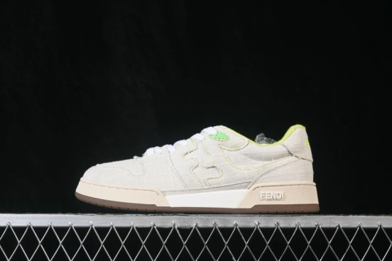 Fendi Match Round Toe Platform Low-Top Casual Sneakers - AHH2F1FHS
