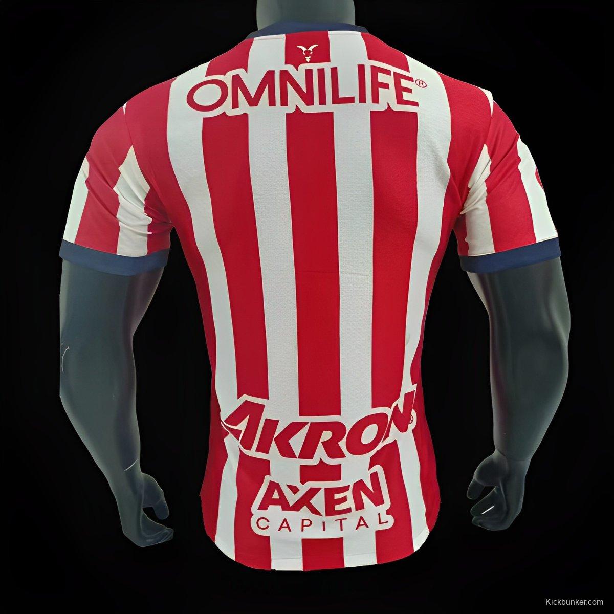 Player Version 24/25 Chivas Guadalajara Home Jersey