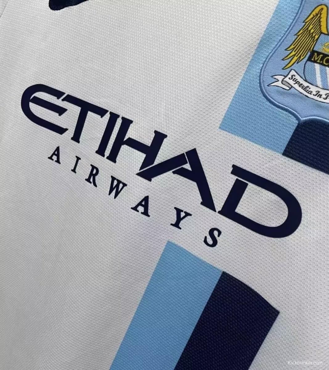 Retro 13/14 Manchester City Third White Jersey