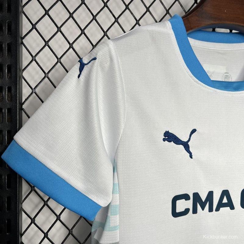 24/25 Kids Olympique Marseille Home Jersey