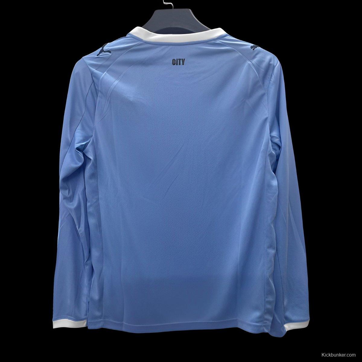 25/26 Manchester City Home Long Sleeve Jersey