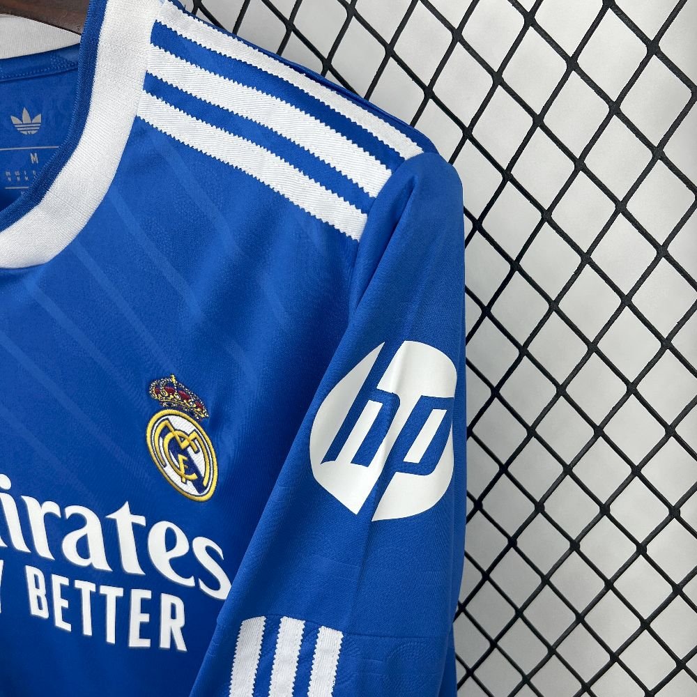 25/26 Real Madrid Third Blue Long Sleeve Jersey