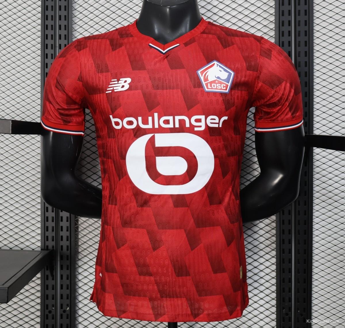 Player Version 25/26 Lille Home Jersey