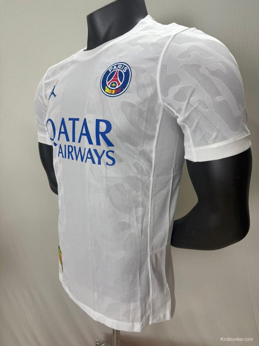 Player Version 25/26 PSG x Dragon Ball White Special Jersey