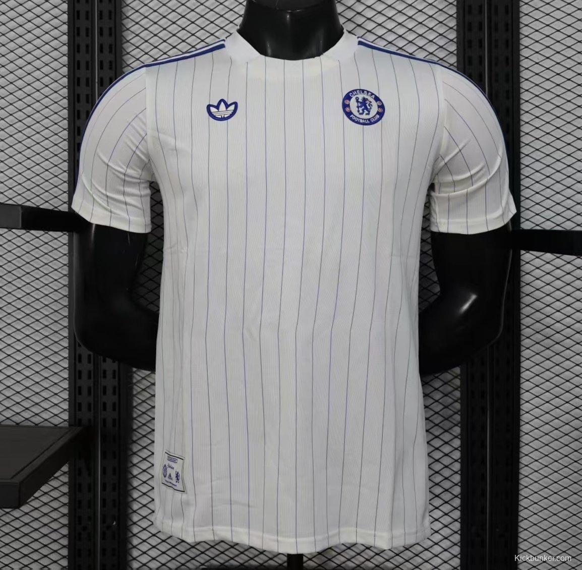 Player Version 25/26 Chelsea White Adidas Original Casual Jersey