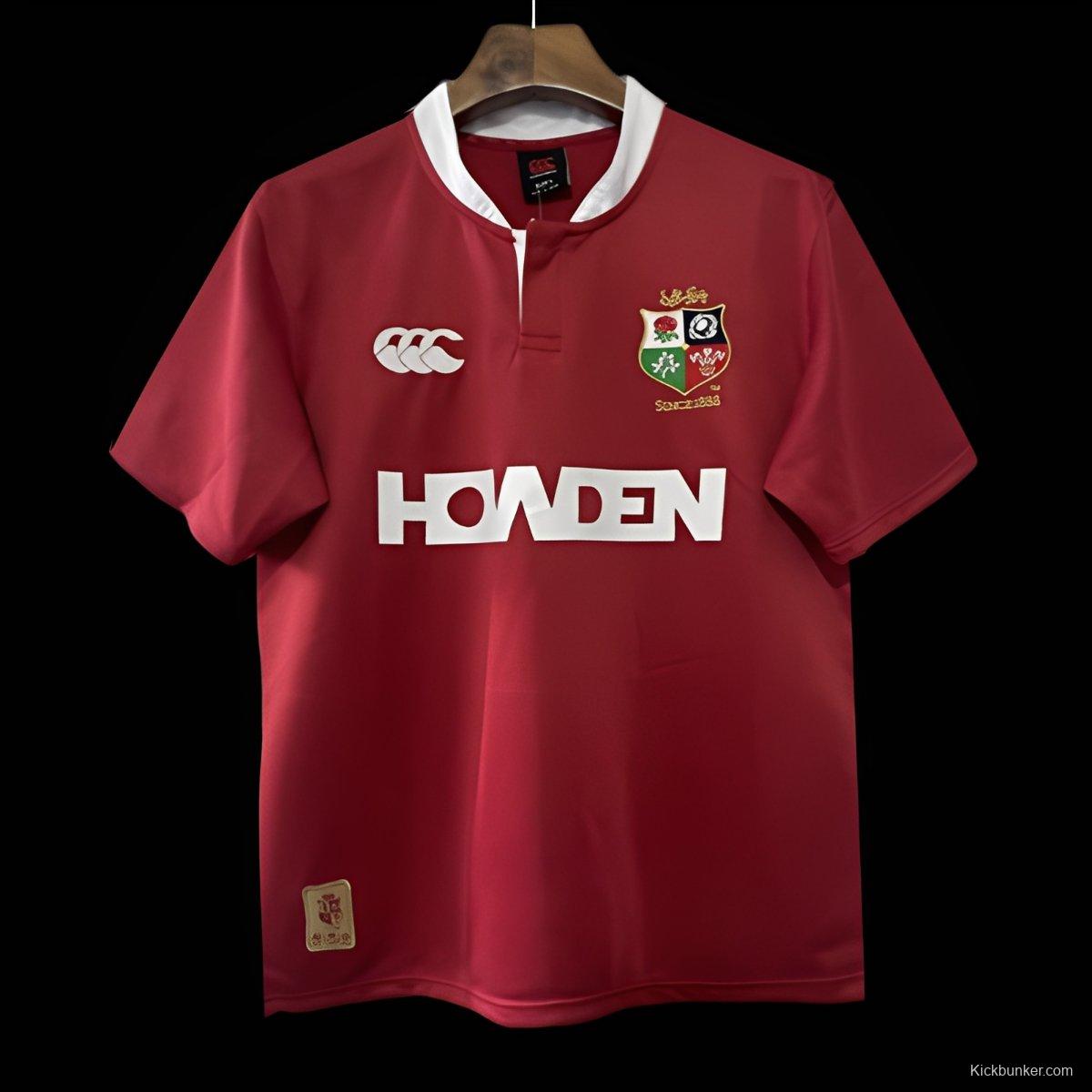 2026 British & Irish Lions Red with White Trim Jersey