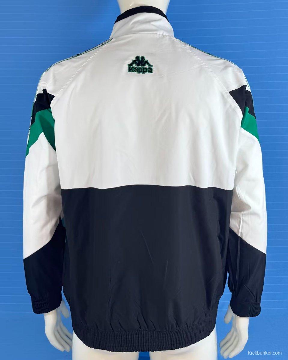 96/97 Real Betis White/Black Windbreaker