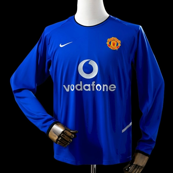 2002/03 Retro Manchester United Third Long Sleeve Jersey