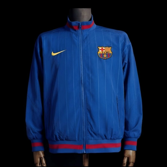 2026 Barcelona Blue Jacket Windbreaker