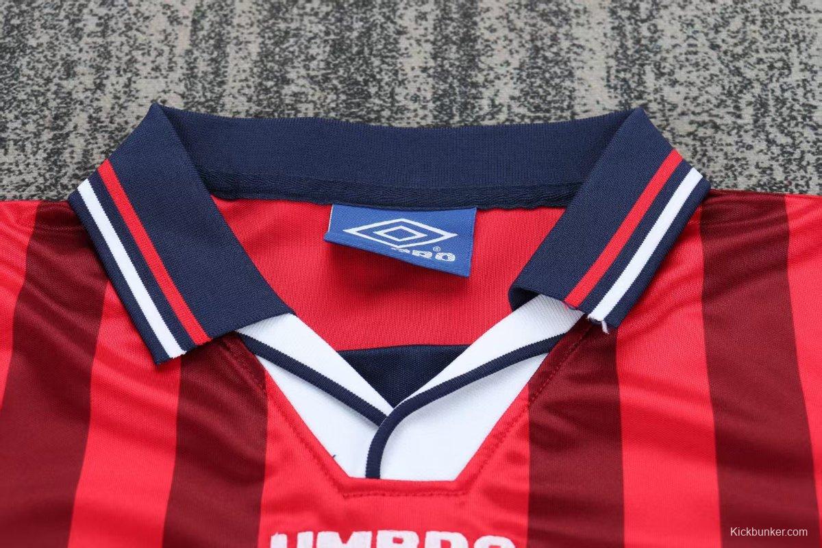 Retro Kids 1998 England Away Jersey