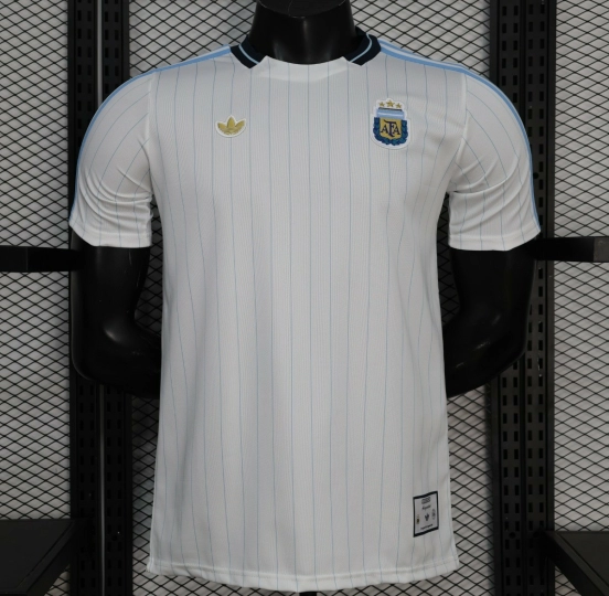Player Version 2026 Argentina White Terrace Icons Jersey