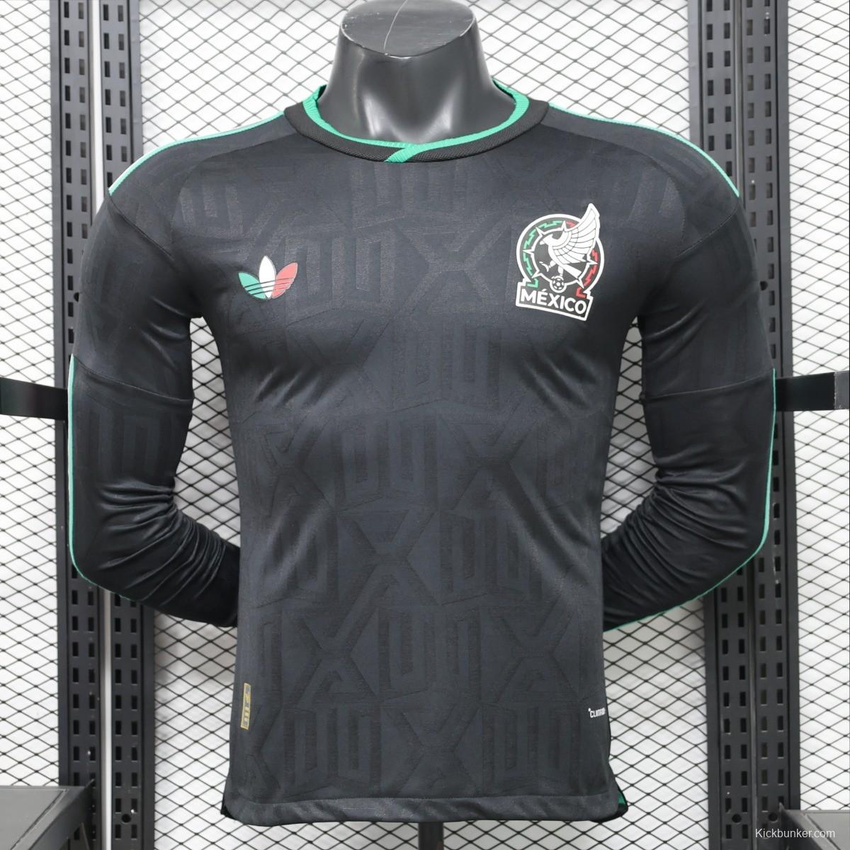 Player Version 26/27 Mexico Away  Black  Long Sleeve  Jersey