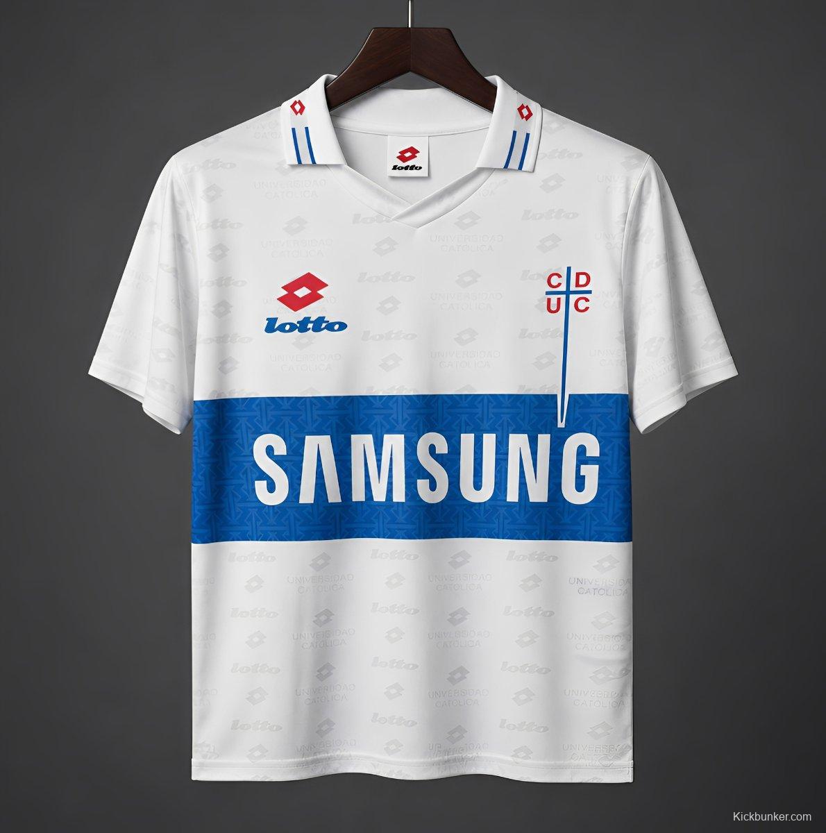 Retro 96/97 Universidad Catolica Chile Home Jersey