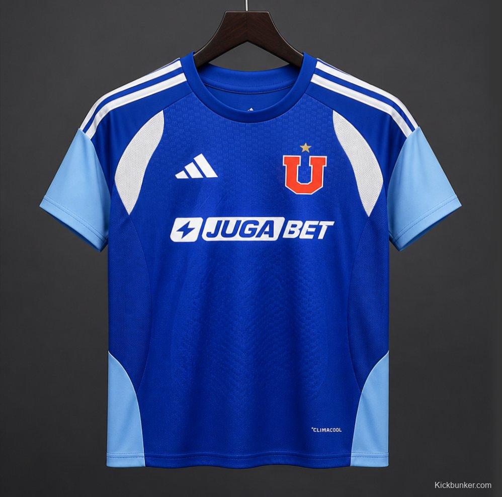 26/27 Universidad de Chile Pre-Match Blue Jersey