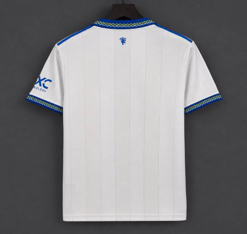 26/27 Manchester United White Pinstripe Away Jersey