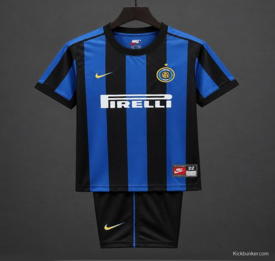 Retro 99/00 Inter Milan Blue-Black Home Jersey