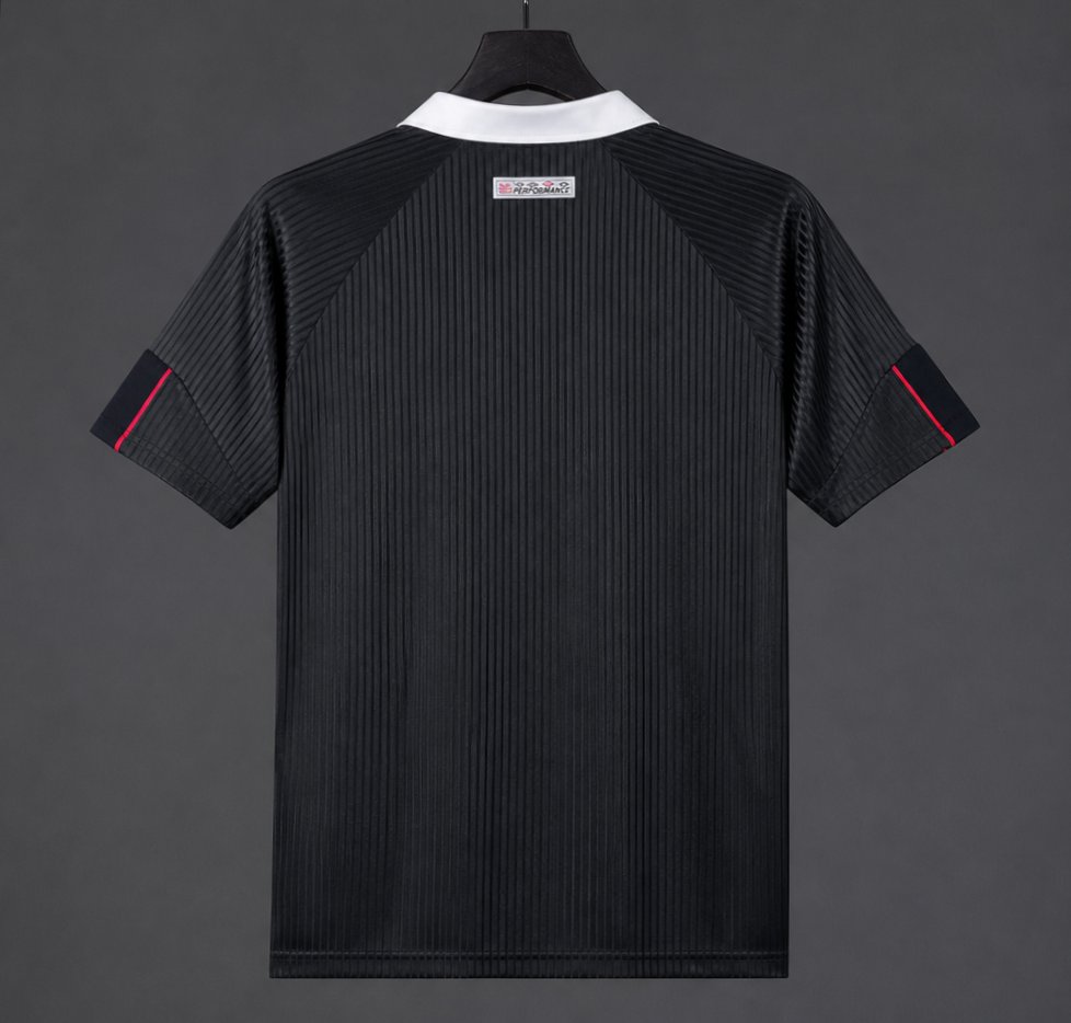 Retro 1997/99 England Black & Red Away Jersey