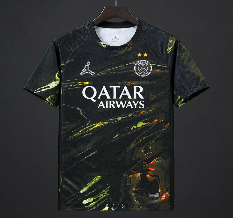 2 Stars 25/26 PSG × Jordan Brand Third Black Jersey