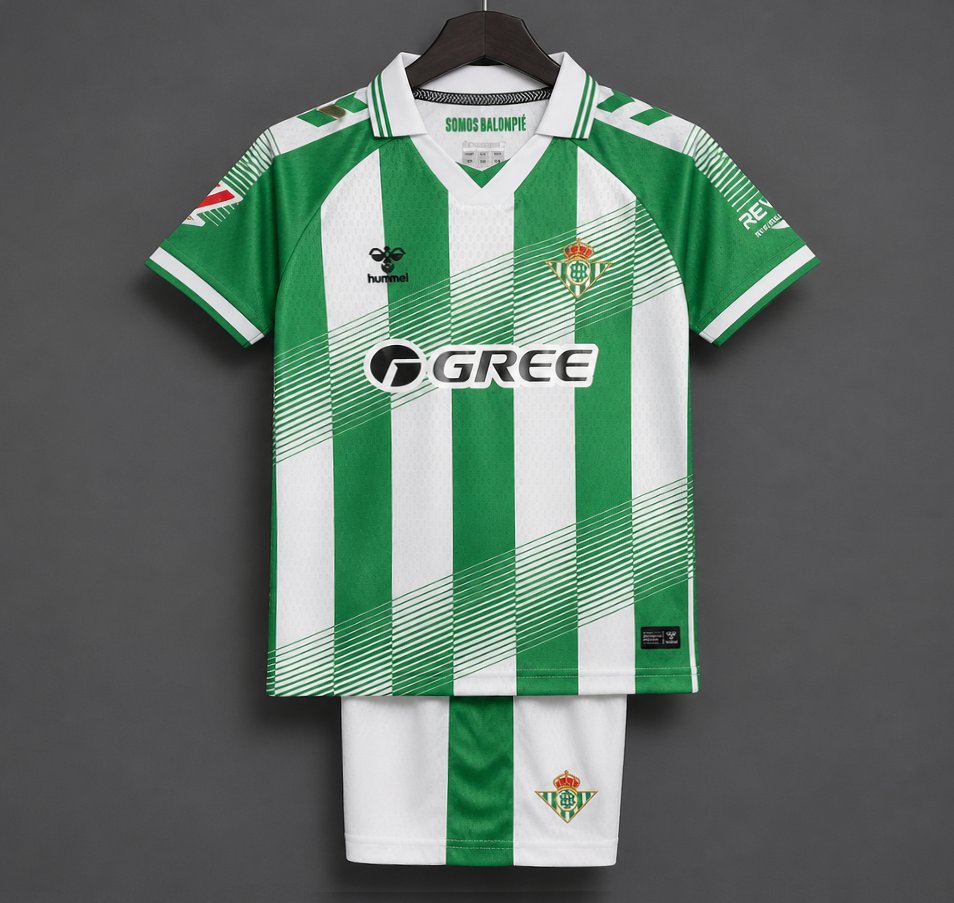 26/27 Kids Real Betis Home Jersey