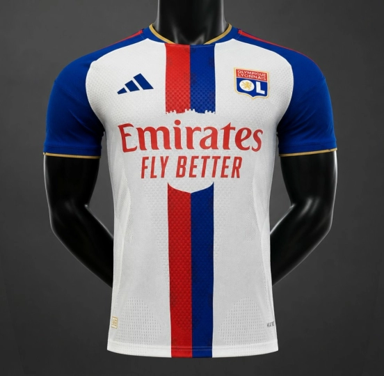 Player Version 26/27 Olympique Lyonnais Home White Jersey