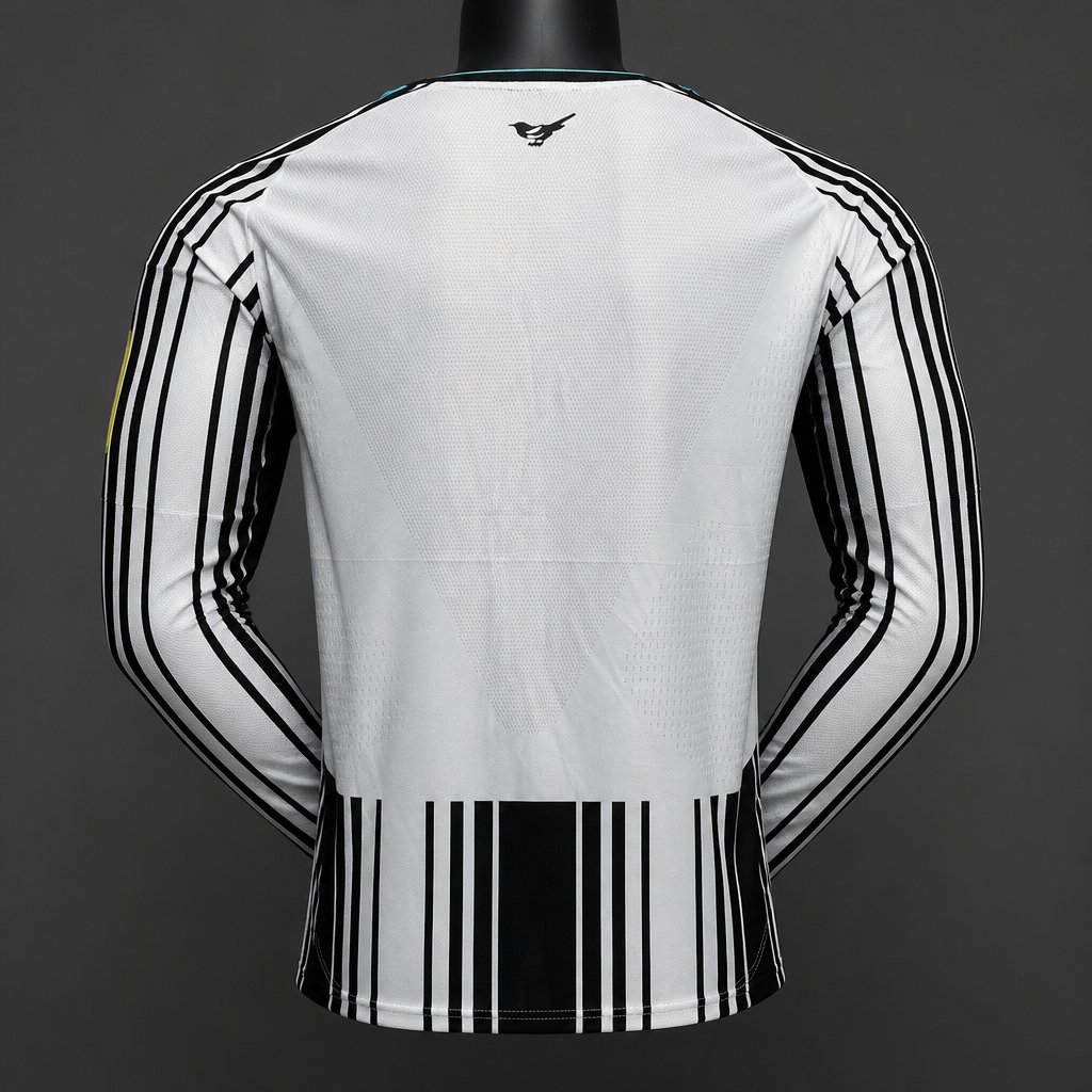 Player Version 26/27 Newcastle United Home Black White Long Sleeve Jersey