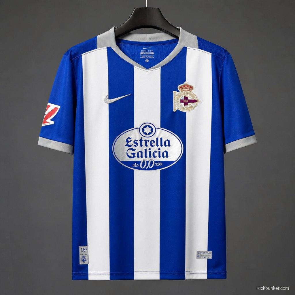 26/27 Deportivo La Coruna Home Jersey