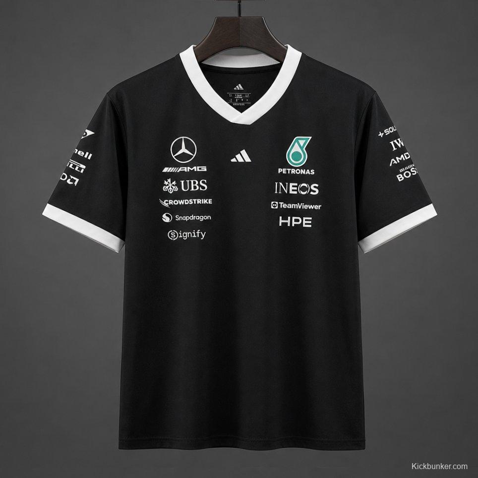 2026 F1 Mercedes-AMG Petronas F1 Team Black Training Jersey