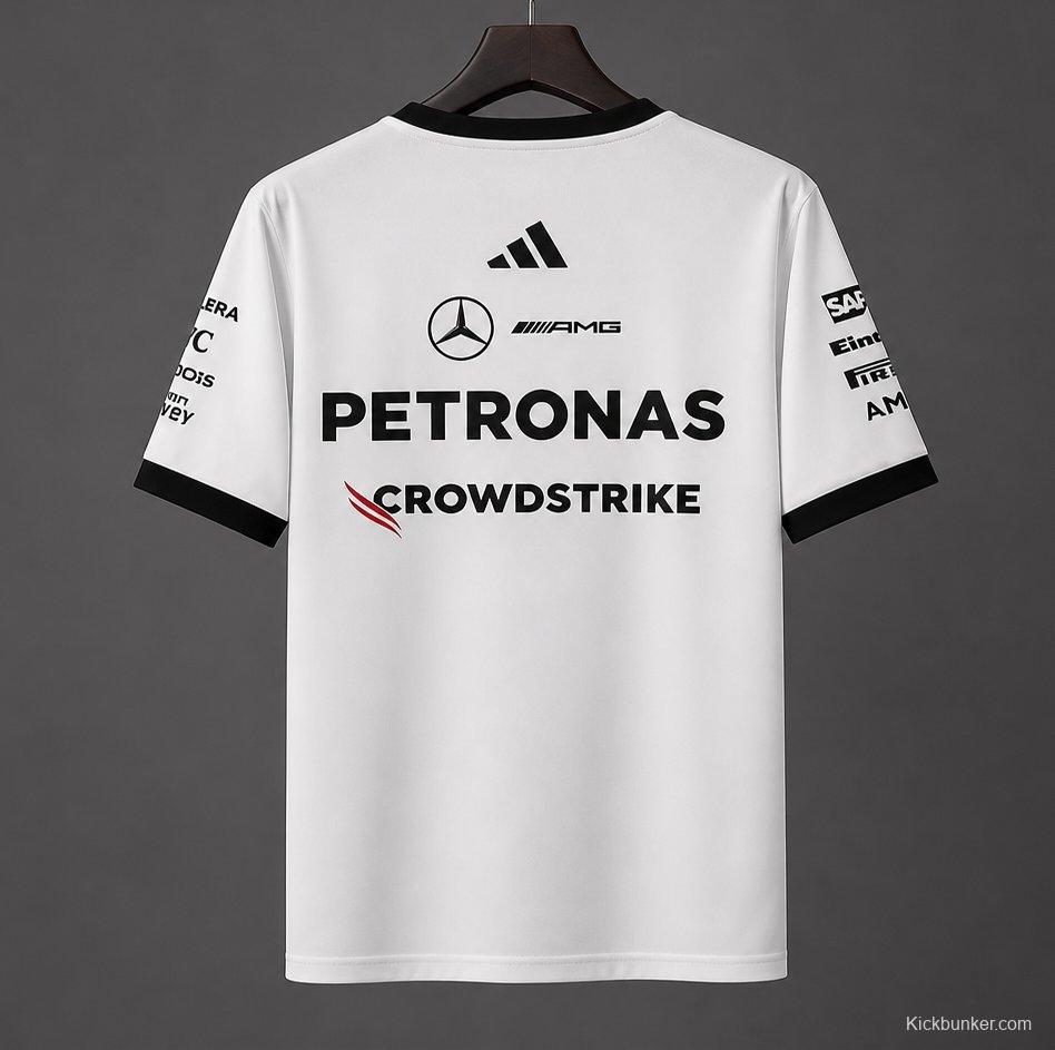 2026 F1 Mercedes-AMG Petronas F1 Team White Training Jersey