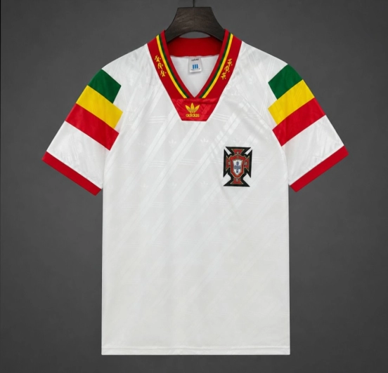 Retro 92/94 Portugal Away White Jersey