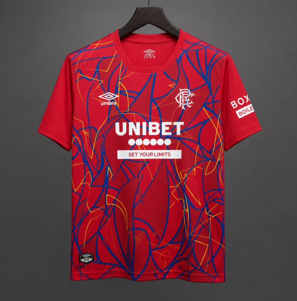 26/27 Glasgow Rangers Red Goalkeeper Jersey