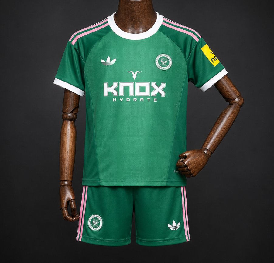 26/27 Kids Newcastle United Goalkeeper 4 Green Jersey Kit