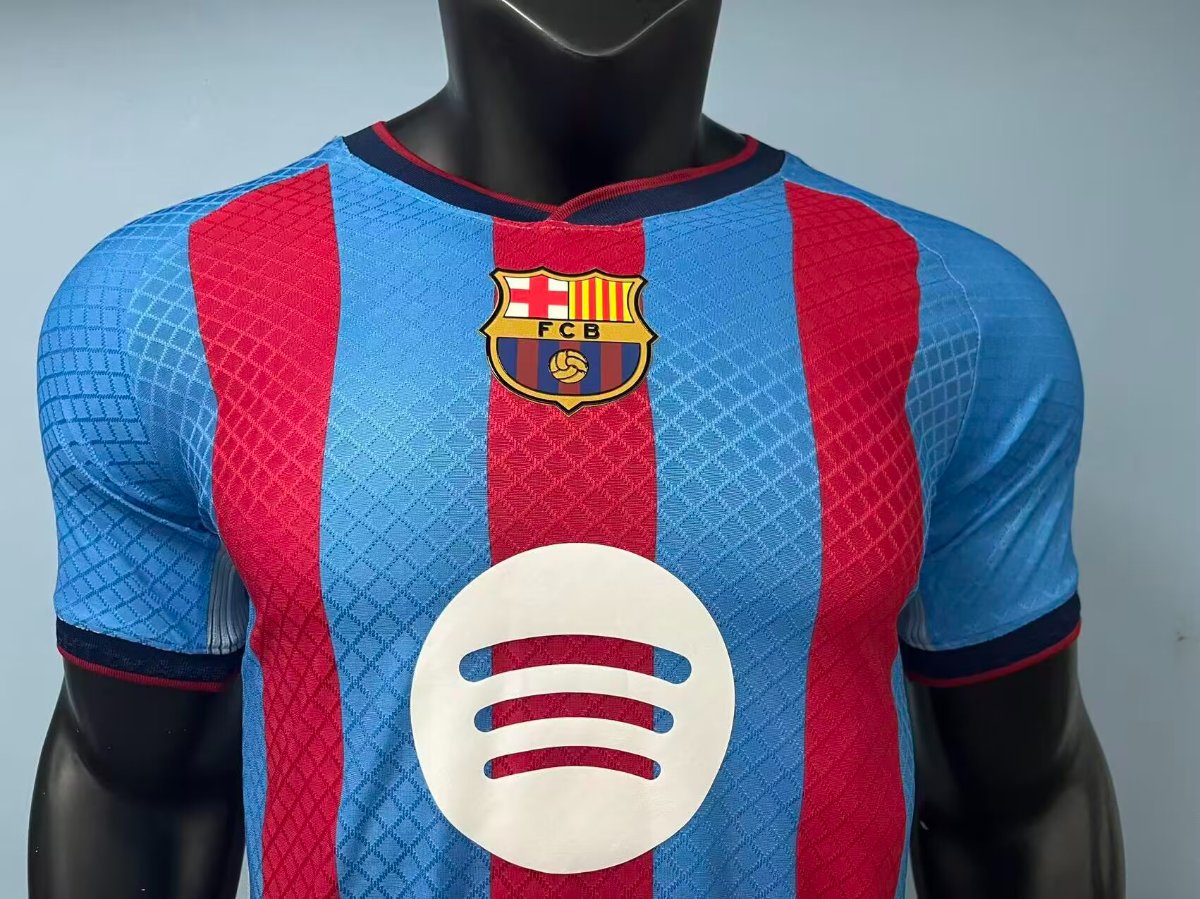 Player Version 26/27 Barcelona 125th Anniversay Red/Blue Jersey