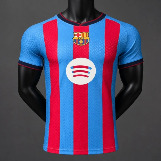 Player Version 26/27 Barcelona 125th Anniversay Red/Blue Jersey