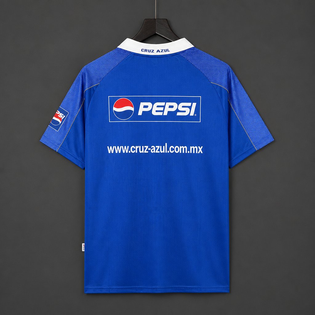 Retro 01/02 Cruz Azul Jersey Copa Libertadores Home Jersey