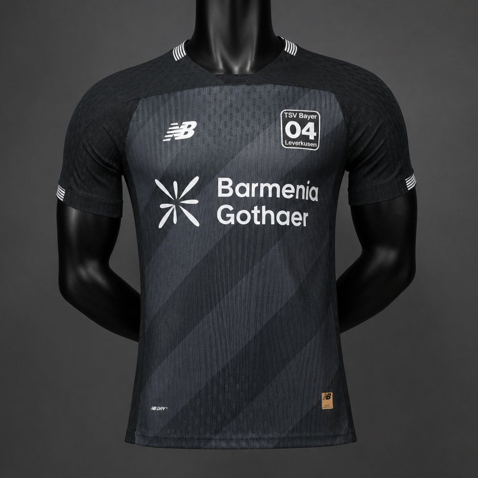 Player Version 26/27 Bayer 04 Leverkusen Third Black Jersey