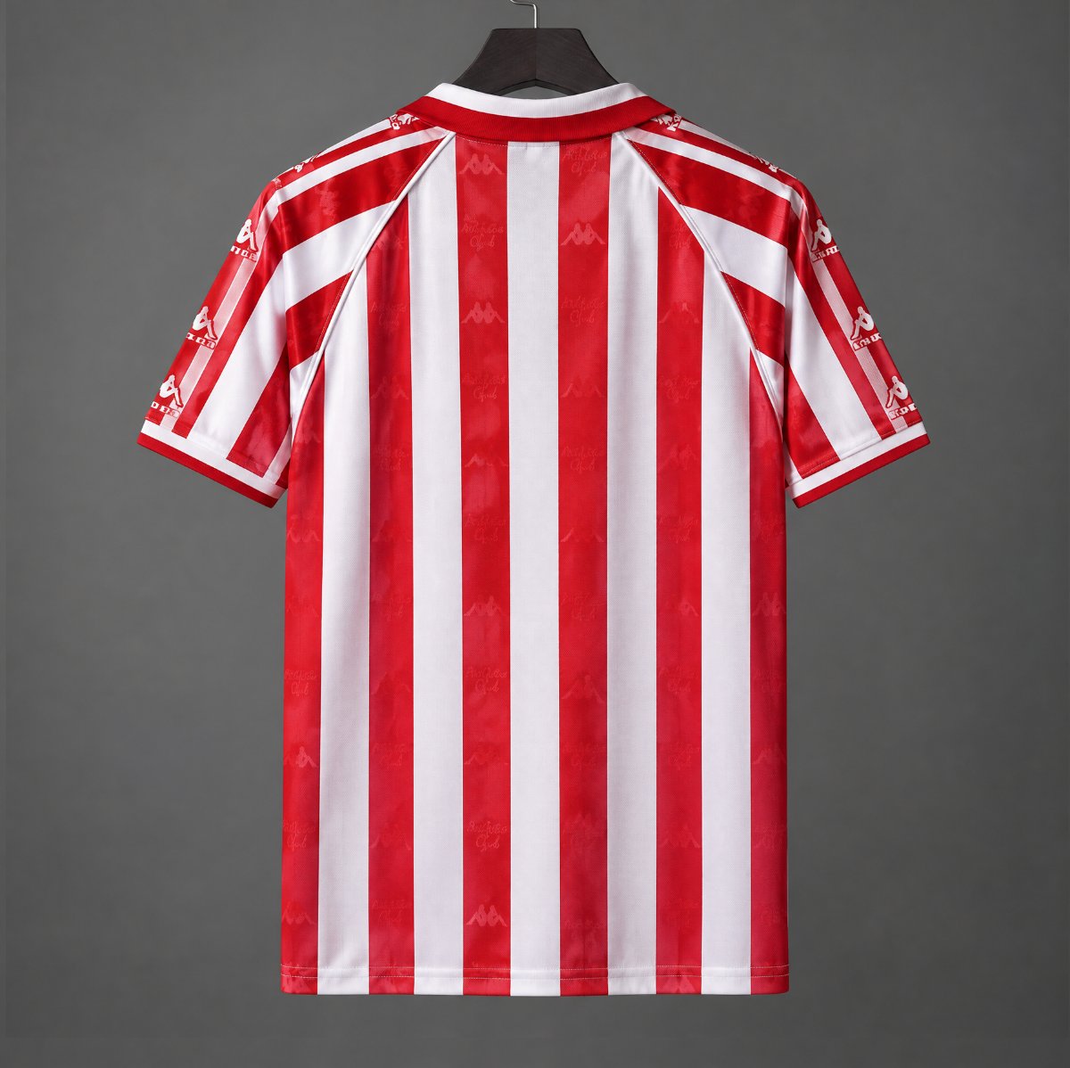 Retro 97/98 Athletic Club Bilbao Home Red and White Jersey