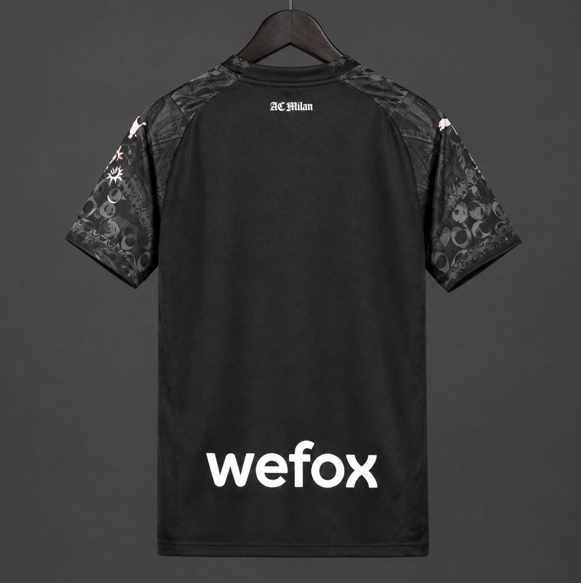 Retro 23/24 AC Milan x PLEASURES Fourth Black Jersey